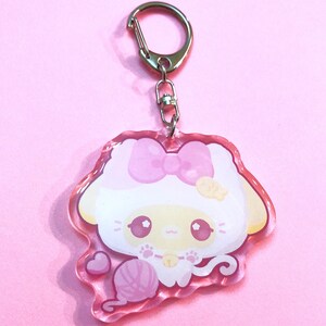 kawaii keychain charm, keychain charm aesthetic, cute keychains charms, cute keychains for purses, kawaii bunny keychain,