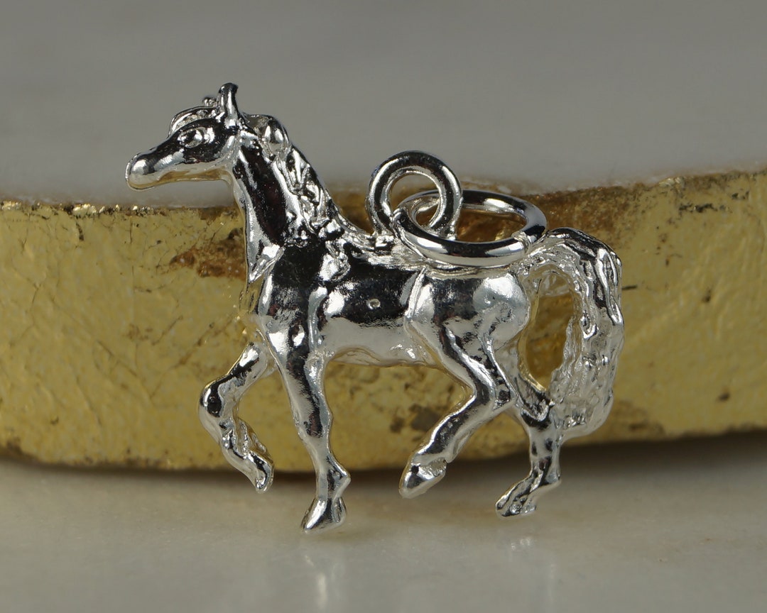 silver horse charm