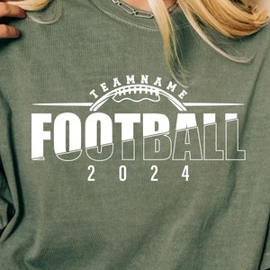 Football Team Template Svg Png, Football Team Logo, Football Shirt Design, Football name svg, football svg, football team svg