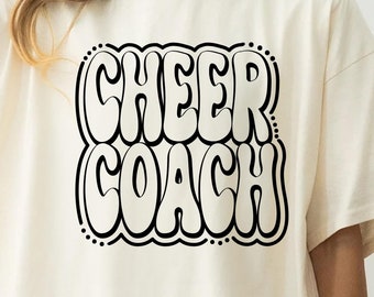 Cheer Coach Svg Png, Cheer Coach PNG, Mascot SVG, School Spirit, Team Spirit, Football svg, Baseball svg, Basketball svg, Digital Download