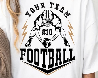 Football Team Template Svg Png, Football Team Logo, Football Shirt Design, Football name svg, football svg, football team svg - 7
