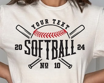 Softball svg, template, Softball mom svg, Softball shirt svg, cut file, iron on, cricut, name, Softball decal, customize you text diy