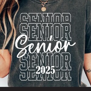 Senior 2025 SVG, Class of 2025 SVG, Graduation 2025 SVG, High School Shirt Svg, University Silhouette Png Eps Cut Digital