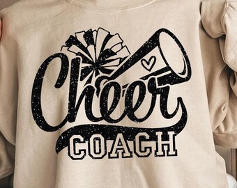 Cheer Coach Svg Png, Cheer Coach PNG, Mascot SVG, School Spirit, Team Spirit, Football svg, Baseball svg, Basketball svg, Digital Download