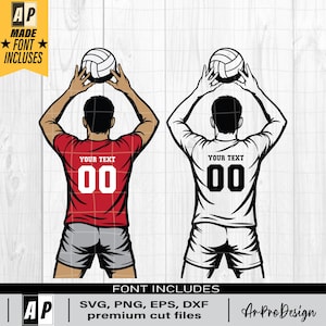Volleyball setter player SVG, Volleyball  svg, Volleyball Man svg, volleyball player svg, Volleyball png, Digital Download Clipart