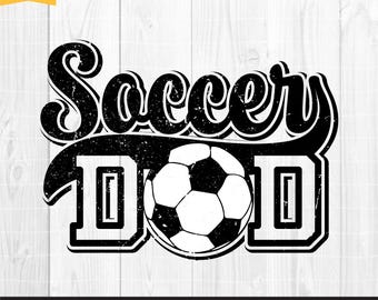 Fußball-Vater-Svg, Fußball-Vater-Shirt-Design, Fußball-Familien-Svg, Fußballmannschaft-Vater-Svg, Fußball-Clipart, Fußball-Vater-Geschenk-Svg, Png Dxf Eps