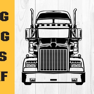 Semi Truck Svg, Semi Truck Name Svg, Truck Driver Svg, Trucker Svg, Big Truck Svg, Truck Svg, Digital Download Clipart SVG