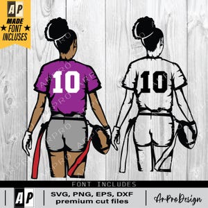 Flag Football Player Svg, Colored layers, Personalized Name, Football Girl Svg, Flag Football Shirt, Football Season, Sublimation Designs