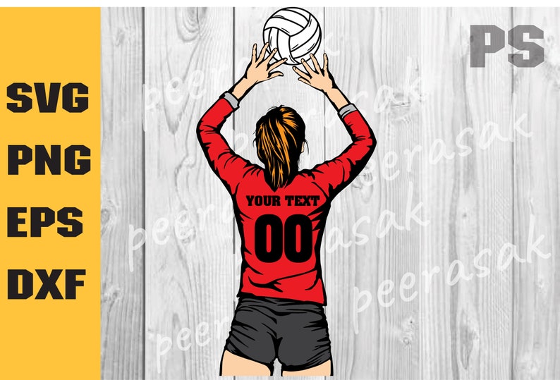 Volleyball setter player SVG, Volleyball svg, Volleyball Girl svg, volleyball player svg, Volleyball png, Digital Download Clipart image 4