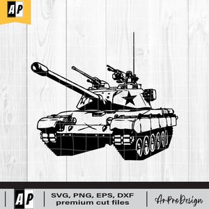 Military Tank Svg, Smashing Tank SVG, Army SVG, United States Army Svg, Marine War Vehicle, Veteran Soldier SvgCricut & Silhouette