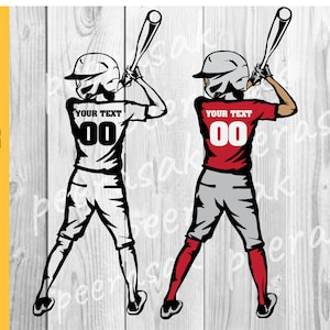 Baseball Kid Svg, colored layers, Change Svg Colors in Canva, Baseball Team Svg, Baseball Kid Shirt, Baseball Clipart, Baseball Cutfile