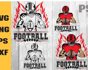 Football player svg, colored layers, Football svg, football team, Football name, Football Season, customize you text diy, svg for cut