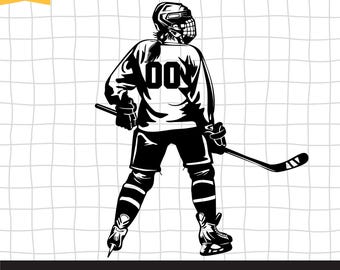 Eishockey Mädchen svg, Eishockey svg, Eishockeyspielerin svg, Hockeyspieler svg, Hockey Png, Schlittschuhlaufen svg, Eishockey-Shirt, Cricut