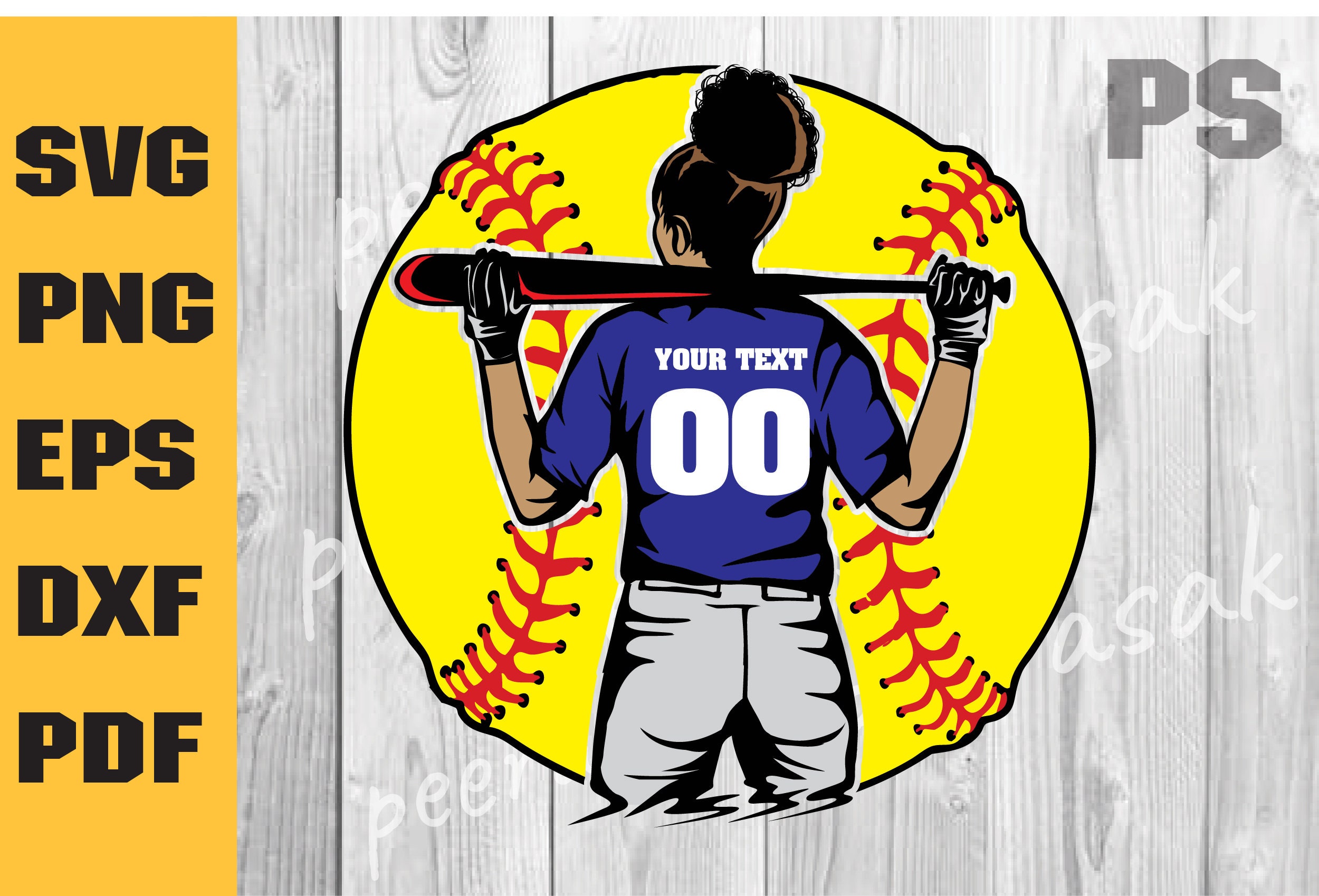 Girls softball svg, colored layers, Baseball Game For Silhouette, Base Bat Sport Activity or Cricut, Sticker Vector, Sublimation