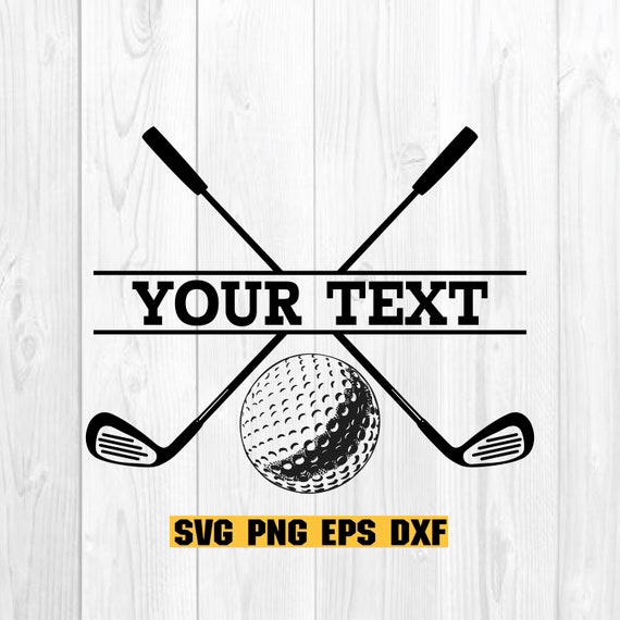 Golf Name SVG, Golf Svg, Last Name Svg, Svg Files For Cricut, Digital Download Clipart SVG