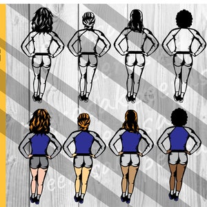 Cheerleader SVG, Colored layers, Cheerleading Svg Bundle, Cheer Mom Svg, Cheer Svg, Cheerleader Png, Cheerleader Vector