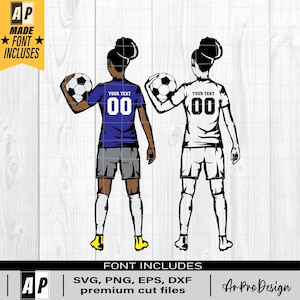 Soccer girl SVG, Soccer Girl Player SVG, Sports Mom Life Design PNG, Ball Life Cut File, Lady Goalkeeper Gift Idea Stencil