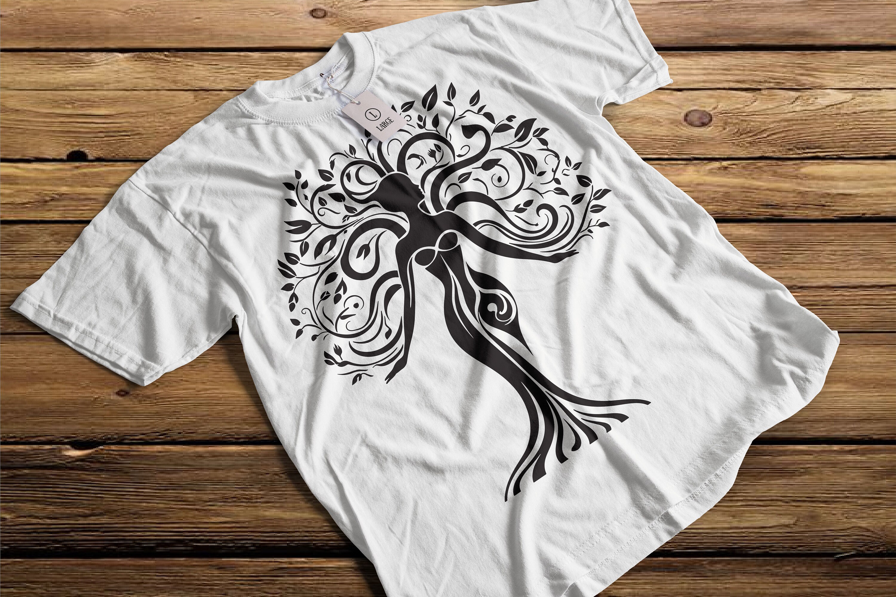 Woman Tree SVG, Women Empowerment SVG, Mother Nature SVG, Tree With ...