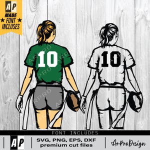 Flag Football Player Svg, Colored layers, Personalized Name, Football Girl Svg, Flag Football Shirt, Football Season, Sublimation Designs