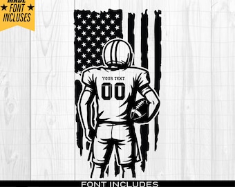 US Football Kid Svg, Football Player Svg, Football Svg, Football Name, Football Team, Football Season, Football Shirt, Png Dxf Eps