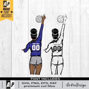 Volleyball spiking the ball SVG, Volleyball  svg, Volleyball Girl svg, volleyball player svg, Volleyball png, Digital Download Clipart