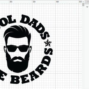 Cool Dads Have Beards Svg, Dad Beard SVG, Badass Dad, Bearded Dad, Dads ...