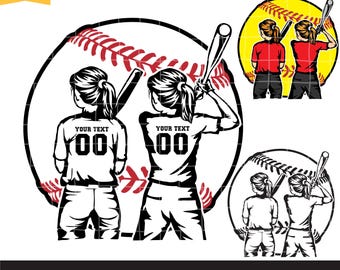 Softball Svg, Personalized Name Svg, Softball Player Svg, Softball Team Svg, Softball Mom Svg, Softball Player Clipart, Softball Cutfile