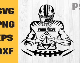 Football svg,American Football Player Svg, colored layers, football team, Football Mom, Football Season Svg,football silhouette