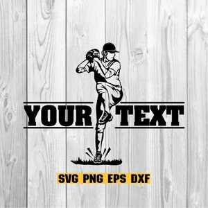 Baseball Player svg,Baseball svg files, Baseball clipart silhouette, Iron on designs, Svg files for Cricut, Cut files for Silhouette