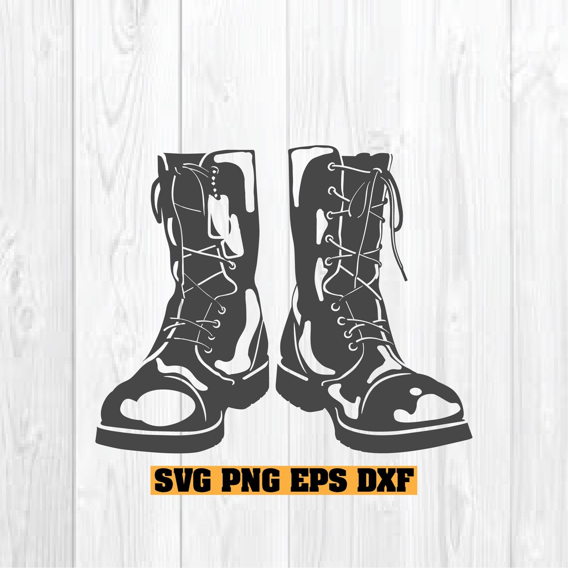 Combat Boot Svg Combat Boots Cutfile Combat Boots Clipart - Etsy