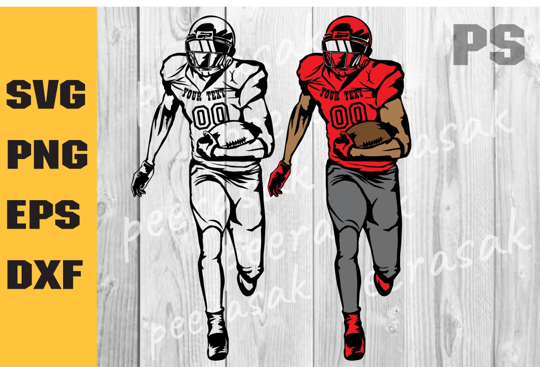 Football Player Svg, Football Svg, Football Team, Football Name ...