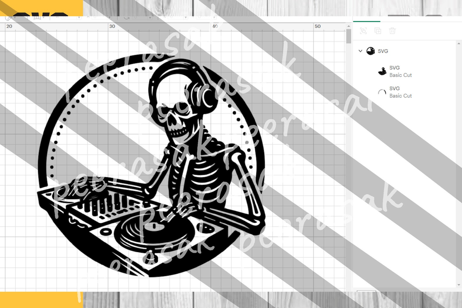 Skeleton Rave Cd Skeleton DJ SVG, Party SVG, Rave Music Fest Headset Turntable Mixer ...