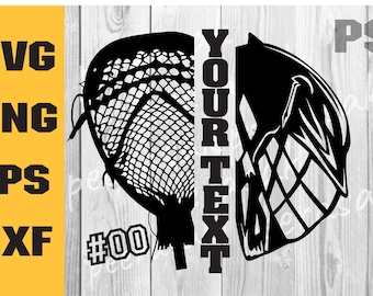 Lacrosse goalie svg, Lacrosse Helmet and Stick SVG, Lacrosse Svg, Lacrosse Mom Svg, Lacrosse Stick Svg, Lacrosse Clipart