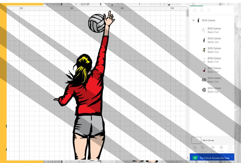 Volleyball Spiking the Ball SVG, Volleyball Svg, Volleyball Girl Svg ...