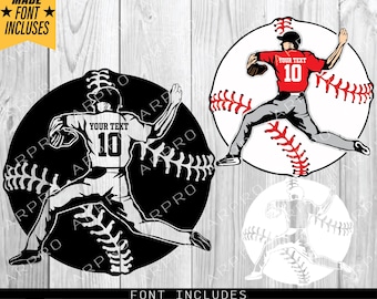 Baseball Player SVG, Baseball monogram for Silhouette,softball svg files,softball silhouette Cricut