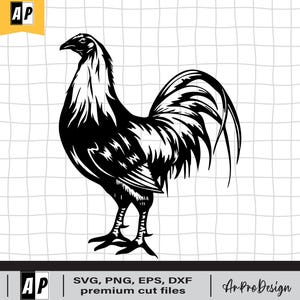 Chicken Rooster Svg, Cockfighting Svg, Rooster Svg, Fighting Rooster, Fighter Chicken Clipart, Cockfighting, svg for cut, Digital Download