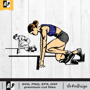 Track & Field Running SVG, Running SVG, Running woman SVG, Runner Svg, Runner Cut file