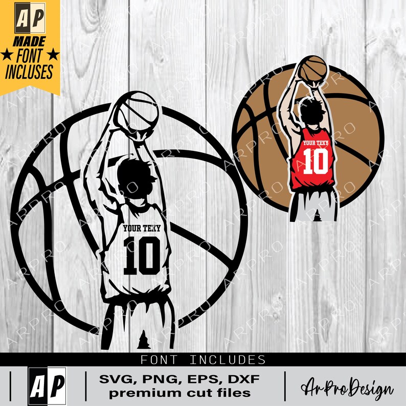 Basketball Name SVG, Colored Layers, Basketball SVG, Basketball Player
