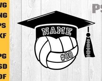senior volleyball svg, Senior template, graduate template, volleyball svg, senior svg, graduate svg, Digital Download