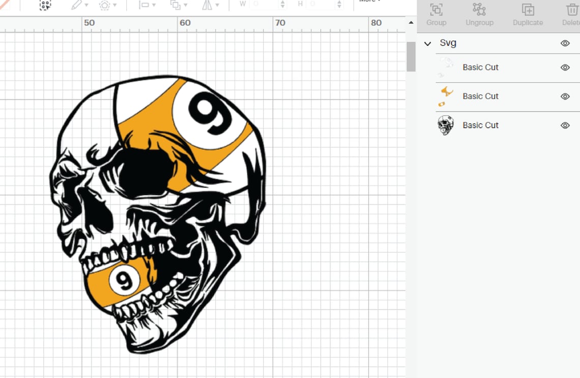 9-ball Skull Skeleton Svg Billiards SVG Billiards PNG - Etsy