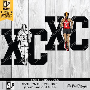 Runner Svg, cross country svg, cross country team, XC svg, shirt design, DXF, EPS, cricut, cutting file, silhouette, template