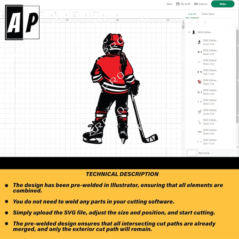 Hockey Kid Girl Svg Png, Ice Hockey Kid Svg, Hockey Player Svg, Personalized Name, Ice Skating Svg, Goalie Clipart, Ice Hockey Shirt image 3