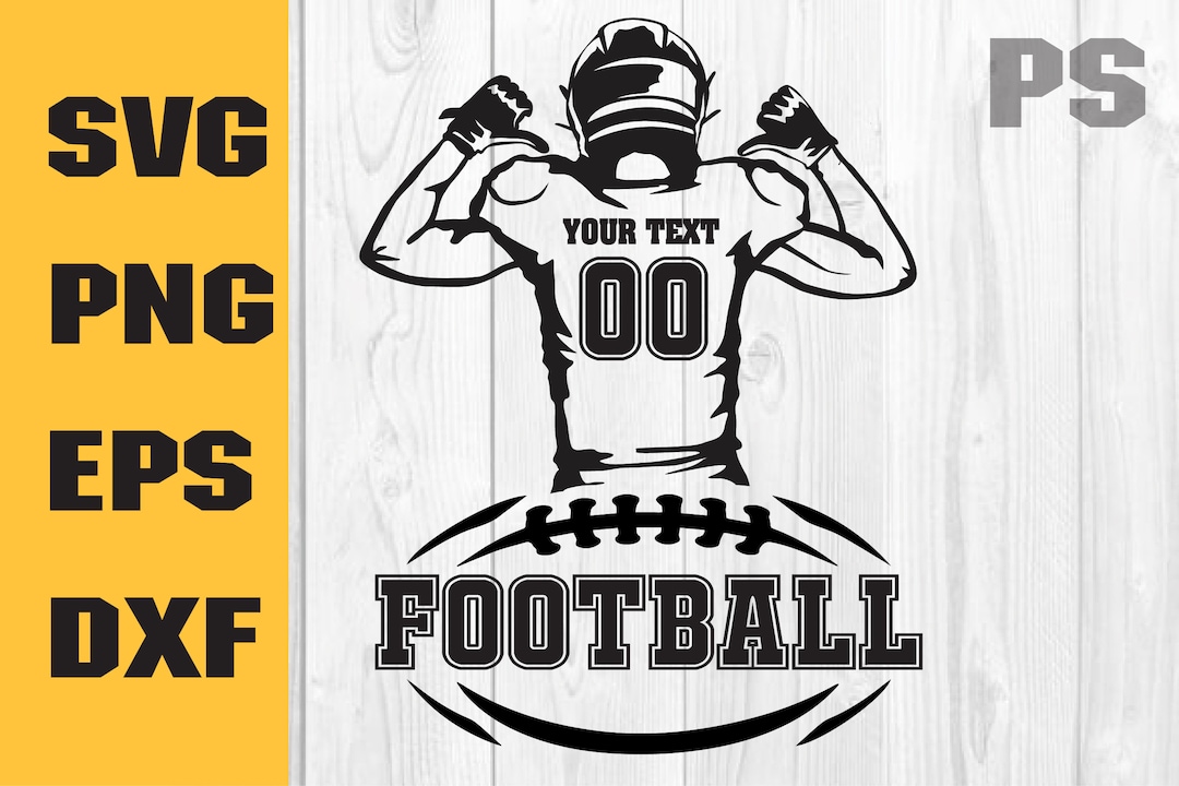 Football Player Svg, Football Svg, Personalized Football Svg, Football