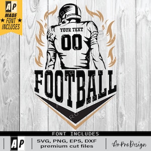 Football Team Template Svg Png, Football Team Logo, Football Shirt Design, Football name svg, football svg, football team svg