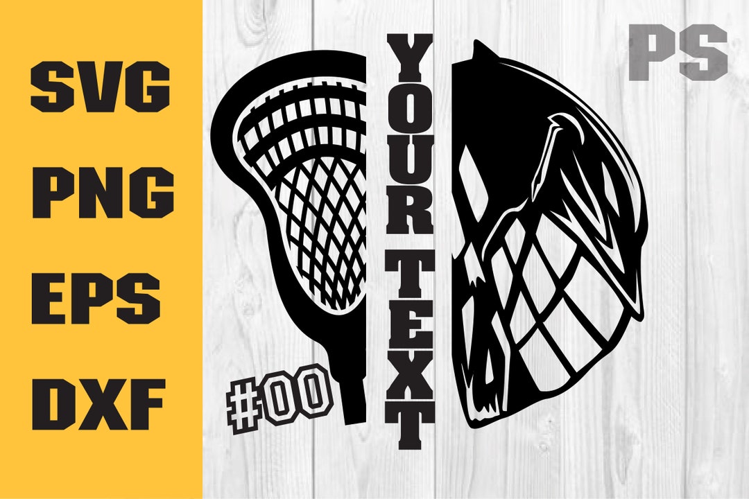 Lacrosse Helmet and Stick SVG, Lacrosse Svg, Lacrosse Mom Svg, Lacrosse
