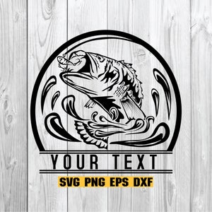 Fishing Svg,Fish svg, Fathers Day Svg, Fishing Shirt, fish monogram, Funny Fishing, split fish svg