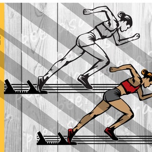 Track & Field Running SVG, Running SVG, Running woman SVG, Runner Svg, Runner Cut file