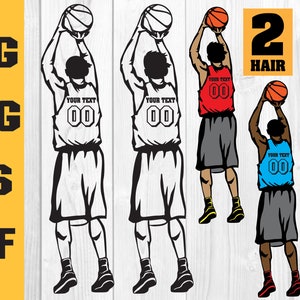 Basketball Team SVG, Custom Player Name Cut File for Cricut Shirts