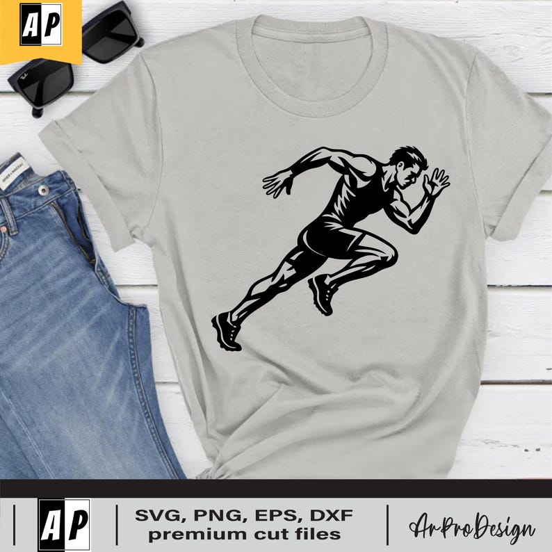 Track and Field Svg, Sprinter Runner Svg, Running Athlete Silhouette ...