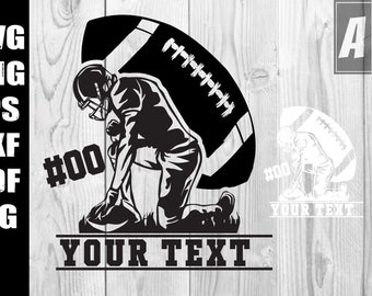 Football player svg, Football svg, football team, Football name, Football Season, customize you text diy, svg for cut